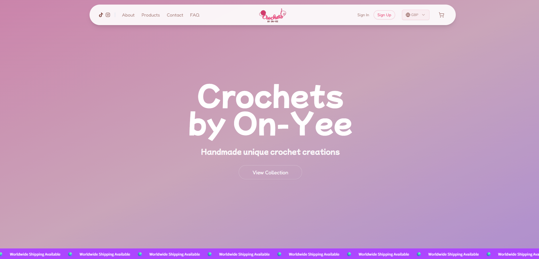 Screenshot of Project Two